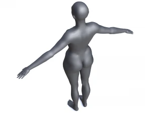 Base mesh female 3D Model