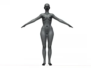 Base mesh female 3D Model