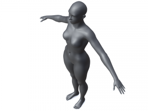 Base mesh female 3D Model