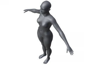 Base mesh female 3D Model