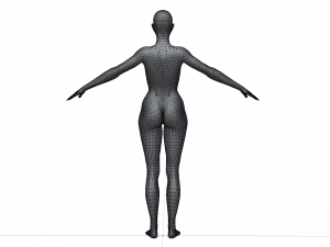 Base mesh female 3D Model
