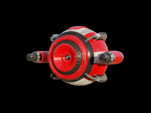 Dron science-fiction Low-poly Model 3D