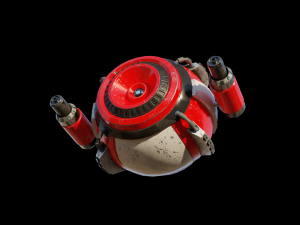 Sci-Fi Drone Low-poly 3D मॉडल