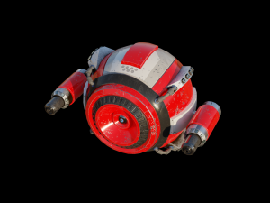 Sci-Fi Drone Low-poly 3D मॉडल