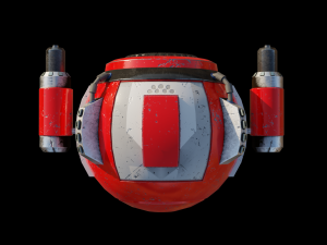 Sci-Fi Drone Low-poly 3D मॉडल