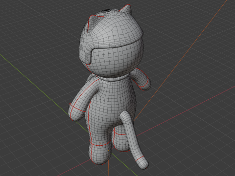 Toy cat warrior of the armed forces of Ukraine model 3D 模型