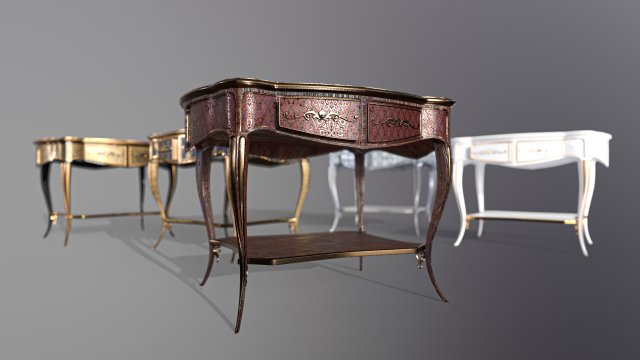 Table Game ready Modelo 3D .c4d .max .obj .3ds .fbx .stl .blend 