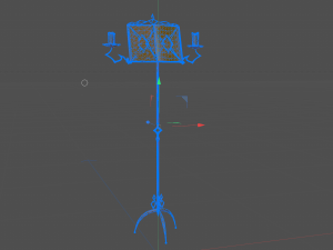 Music stand Game ready 3Dモデル