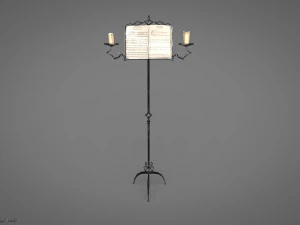 Suporte para partitura Jogo pronto Modelo 3D