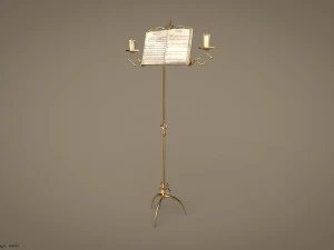 Suporte para partitura Jogo pronto Modelo 3D