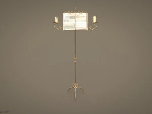 Suporte para partitura Jogo pronto Modelo 3D