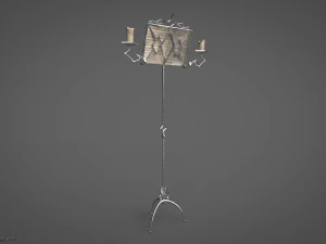 Suporte para partitura Jogo pronto Modelo 3D