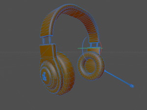 Headphones Game ready 3D Model