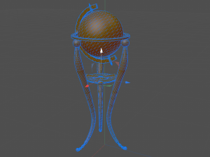 Globe Game ready Modelo 3D