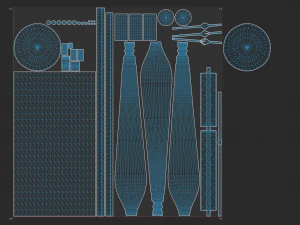 Globe Game ready 3D Model