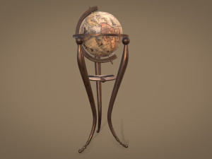 Globe Game ready Modelo 3D