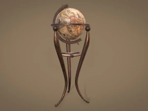 Globe Game ready 3D Model