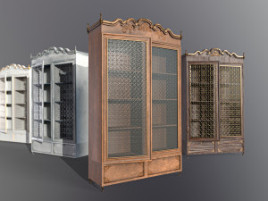 Cupboard Game ready 3D 模型
