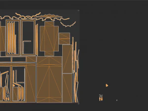 Jogo de arm&aacute;rio pronto Modelo 3D