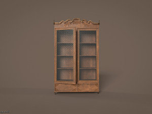 Cupboard Game ready 3D-Modell