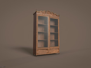 Cupboard Game ready 3D-Modell