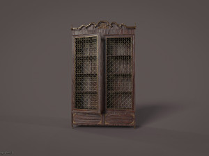 Cupboard Game ready 3D-Modell