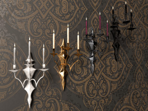 Chandelier Game ready 3D 模型