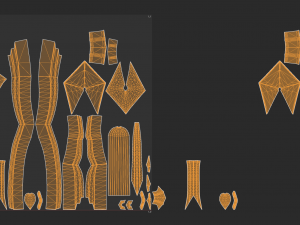 Chandelier Game ready 3D Model