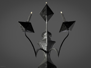 Chandelier Game ready 3D Model