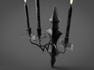 Chandelier Game ready 3D Model