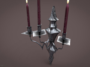 Chandelier Game ready 3D Model