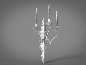 Chandelier Game ready 3D Model