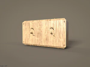 Chess clock Game ready 3D Model