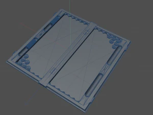 Gioco del backgammon pronto Modello 3D