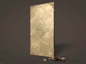 Gioco del backgammon pronto Modello 3D