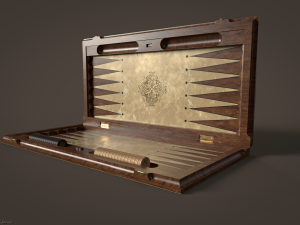 Boardgames Game ready 3D Model