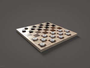 Boardgames Game ready 3D Model