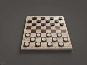 Boardgames Game ready 3D Model