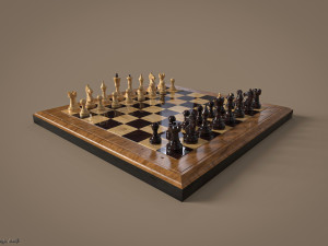 Boardgames Game ready 3D Model