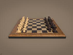 Boardgames Game ready 3D Model