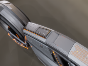 Sci-fi motorbike High poly 3D-Modell