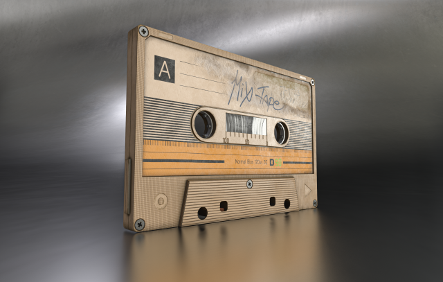 Cassette Game ready Modèle 3D .c4d .max .obj .3ds .fbx .stl .blend 