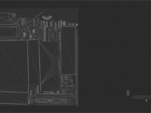 1986 FM-AM Cassette Recorder Game ready 3D Model