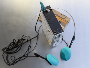 1986 FM-AM Cassette Recorder Game ready Modelo 3D