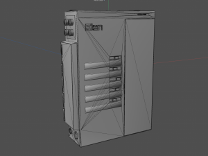 1986 FM-AM Cassette Recorder Game ready Modelo 3D
