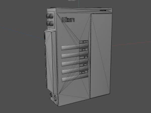 Gravador de cassetes FM-AM 1986 pronto para jogo Modelo 3D