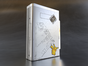 1986 FM-AM Cassette Recorder Game ready Modelo 3D