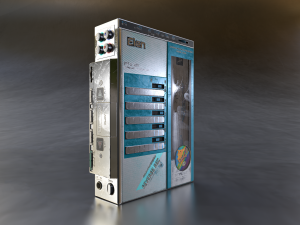 1986 FM-AM Cassette Recorder Game ready Modelo 3D