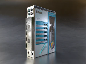 Gravador de cassetes FM-AM 1986 pronto para jogo Modelo 3D