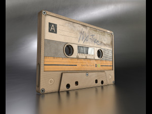 1986 FM-AM Cassette Recorder Game ready Modelo 3D